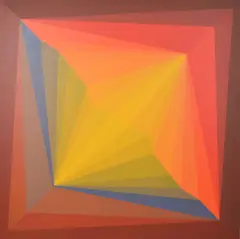 Doris Marie Leeper, Abstract Geometric, Painting