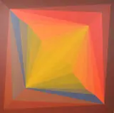 Doris Marie Leeper, Abstract Geometric, Painting