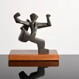 Louise Nevelson, The Chase, Bronze Figural Sculpture