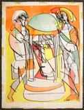 Romare Bearden, Untitled, Watercolor Painting