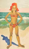 Alice Neel, Untitled, Lithograph