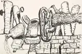 Philip Guston, Untitled, Lithograph
