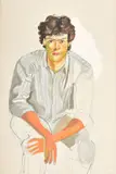 Alice Neel, Untitled, Lithograph
