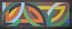 Untitled by Frank Stella, Screenprint, sold Dec 2022