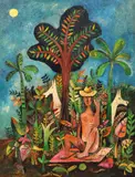 Mario Carreño Morales, Nude Amazon, Painting