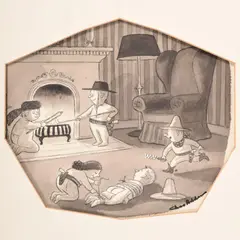 Charles Addams, Weather Winky Published, Drawing