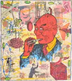 Jane Hammond, Collage, Mixed Media Drawing