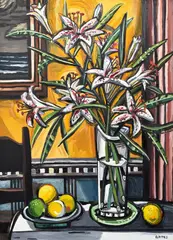 David Bates, Floral Still Life, Painting