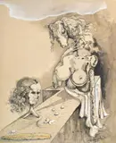 Salvador Dalí, Untitled, Drawing