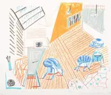 David Hockney, Untitled, Lithograph