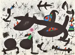 Untitled by Joan Miró, Lithograph, sold Apr 2022