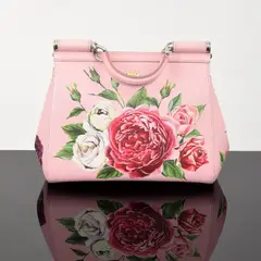 Dolce & Gabbana, Sicily Bag, Peony, Print