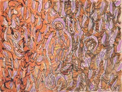 Abstract by Richmond Burton, Mixed Media Painting, sold Apr 2022