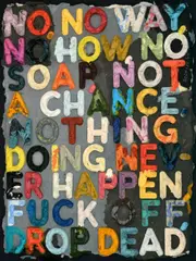Mel Bochner, Untitled, Monoprint