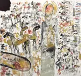 Silk by Purvis Young, Painting, sold Jan 2022