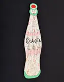 Howard Finster, Coke Bottle, Painting