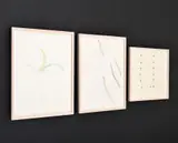Helmut Dorner, Untitled, Watercolor Paintings (Triptych)