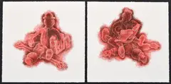 Tom Otterness, Untitled, Etching (Diptych)