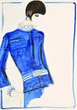 Untitled by Karl Lagerfeld, Drawing, sold Dec 2021
