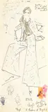 Untitled by Karl Lagerfeld, Drawing, sold Dec 2021