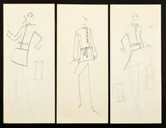 Untitled by Karl Lagerfeld, Drawings, sold Dec 2021