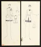 Karl Lagerfeld, Untitled, Drawings