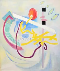 Hilla Rebay, Untitled, Abstract Painting