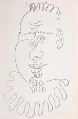 Pablo Picasso, Charles Feld Double-Sided, Drawing
