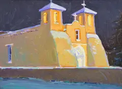 Jerry Jordan, Taos Pueblo, Painting