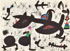 Untitled by Joan Miró, Lithograph, sold Nov 2021