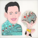 Howard Finster, Double Self Portrait