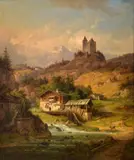 Wilhelm Scheuchzer, Landscape, Painting