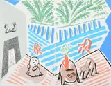 David Hockney, Living Room & Terrace