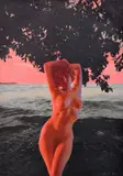 Tadanori Yokoo, Red Nude, Screenprint