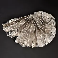 Lynda Benglis, Platinum Lustre Fan, Sculpture