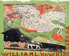 William L. Hawkins, Untitled, Painting