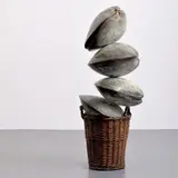 Untitled by Luis Montoya and Leslie Ortiz, Bronze Clam Sculpture, sold May 2021