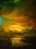 David Bierk, Landscape, Painting