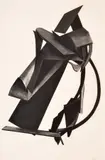 Michael Steiner, Abstract Charcoal, Drawing
