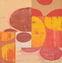 Charles (Chuck) Arnoldi, Abstract Geometric, Painting