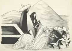 José Clemente Orozco, Untitled, Lithograph