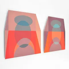 Ben Cunningham, Untitled, Screenprint Diptych