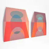 Ben Cunningham, Untitled, Screenprint Diptych