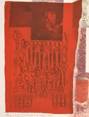 More Distant... by Robert Rauschenberg, Screenprint, sold Feb 2021