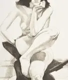 Phillip Pearlstein, Untitled, Etching