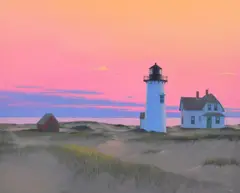 John Dowd, Provincetown Landscape, Painting