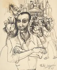 Philip Evergood, Untitled, Drawing