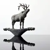 Ann McCoy, Untitled, Bronze Reindeer Sculpture