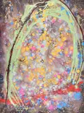 'Mocchia' by Dale Chihuly, Painting, sold Feb 2021