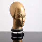 Minna Harkavy, Untitled, Bronze Head Sculpture